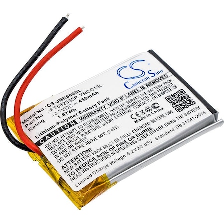 Bsc Preferred JBL J56BT Headphone Replacement Battery CS-JBE560SL